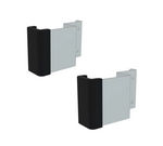 Ferrure de guidage, dessous, pour échelles coulissantes à corde 2 parties - Hauteur de montants de 73 mm