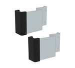 Ferrure de guidage, dessous, pour échelles coulissantes à corde 2 parties - Hauteur de montants de 85 mm