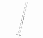 Echelle coulissante à barreaux en 2 parties avec traverse standard - 2x11 barreaux