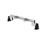 Traverse pour équipement ultérieur avec patin nivello®, largeur 0,93 m avec hauteur de montant de 73 mm