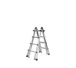 Échelle télescopique 4 parties sans traverse - 4x4 barreaux
