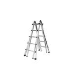 Échelle télescopique 4 parties sans traverse - 4x5 barreaux