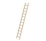 Échelle d’appui à barreaux en bois sans traverse - 12 barreaux