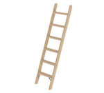 Échelle d’appui à marches en bois sans traverse - 6 marches