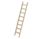 Échelle d’appui à marches en bois sans traverse - 8 marches