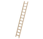 Échelle d’appui à marches en bois sans traverse - 12 marches