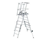 Échelle à plate-forme FlexxStep - 5 barreaux avec rehausse télescopique 2 barreaux