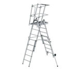 Échelle à plate-forme FlexxStep - 5 barreaux avec rehausse télescopique 3 barreaux