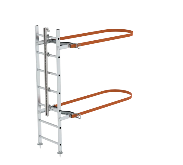 Échelle à un montant en acier galvanisé - Longueur 1'400 mm